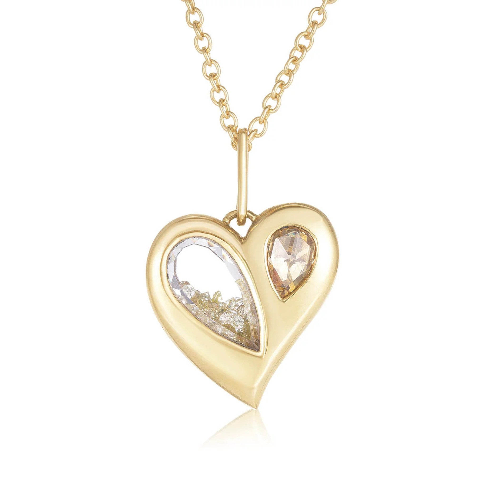 Afeto Pera Necklace in Yellow Gold