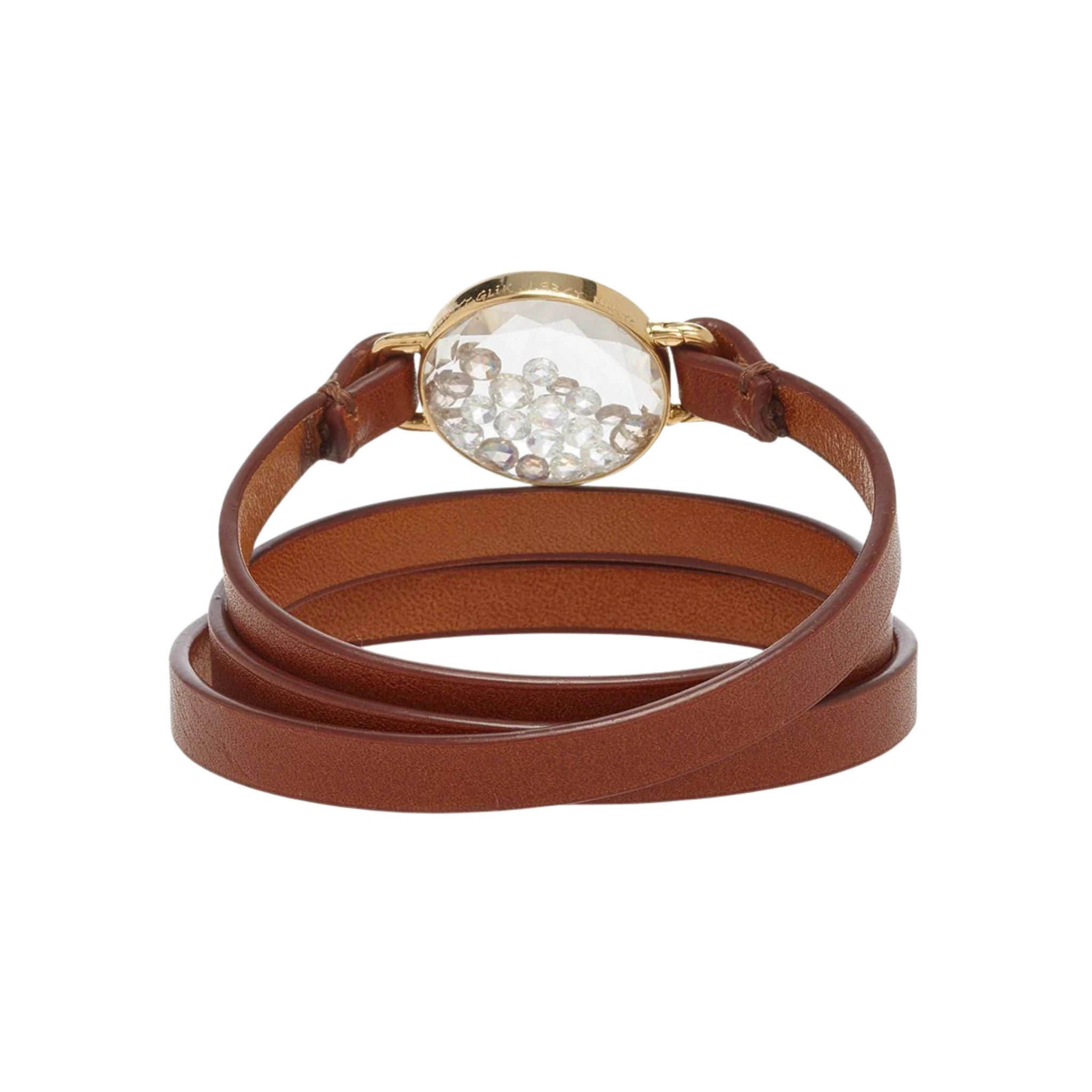 Champagne Leather Bracelet