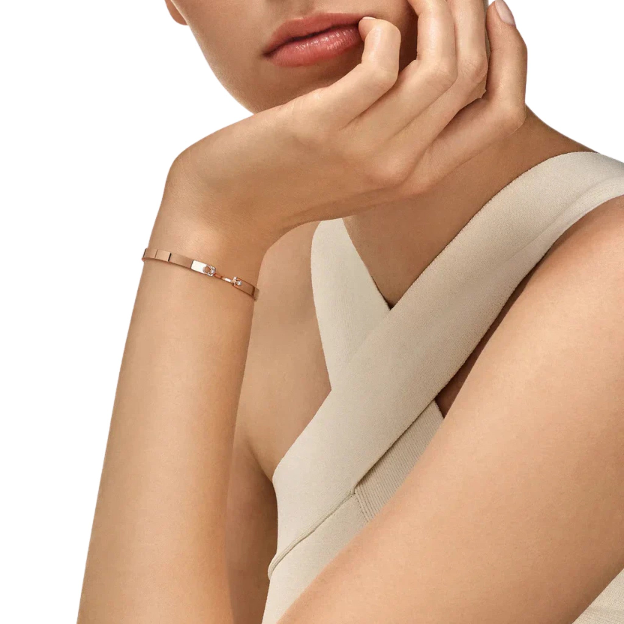 Monday Morning Mood Bangle in Rose Gold