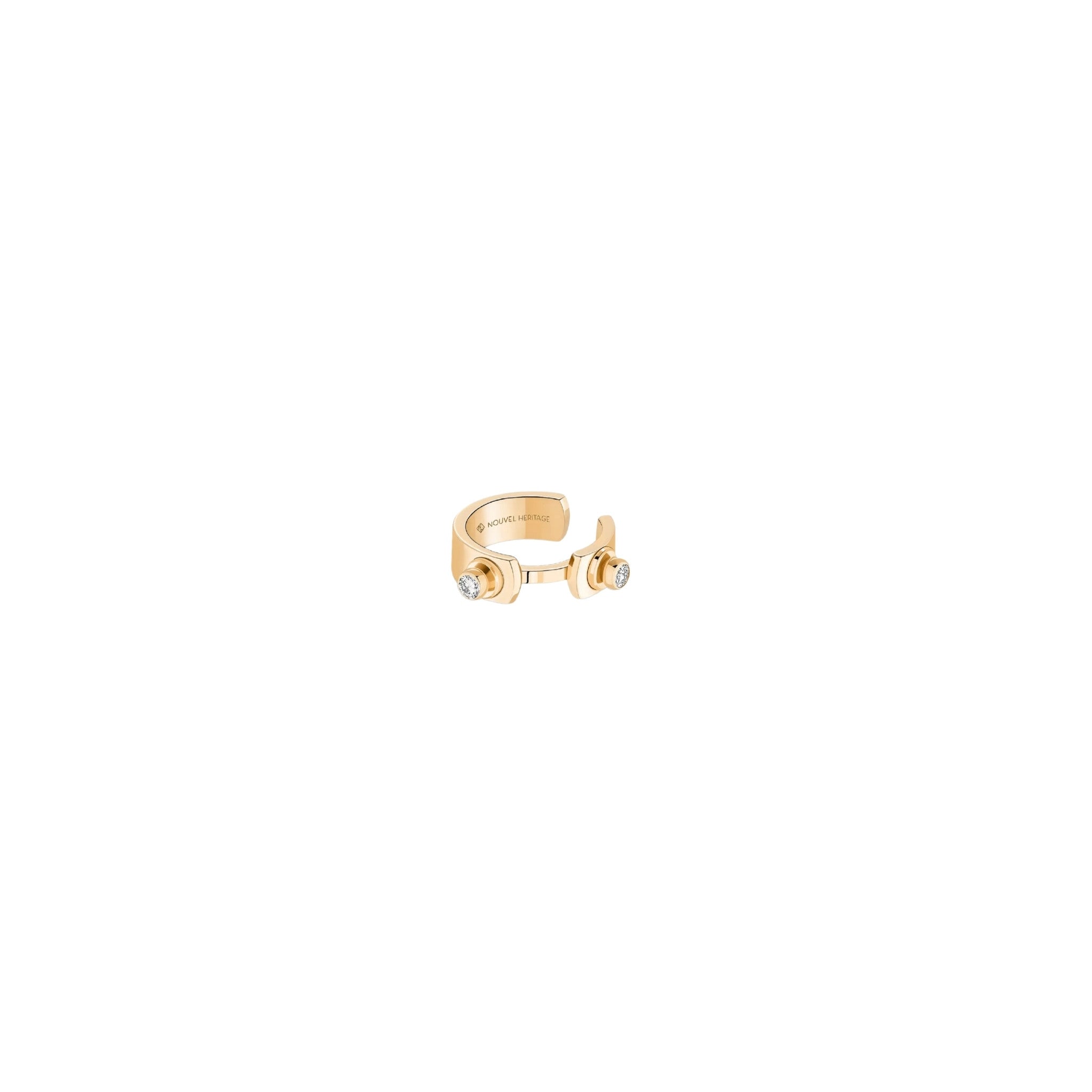 Monday Morning Ear Cuff in Yellow Gold