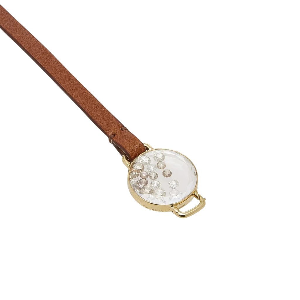 Champagne Leather Bracelet