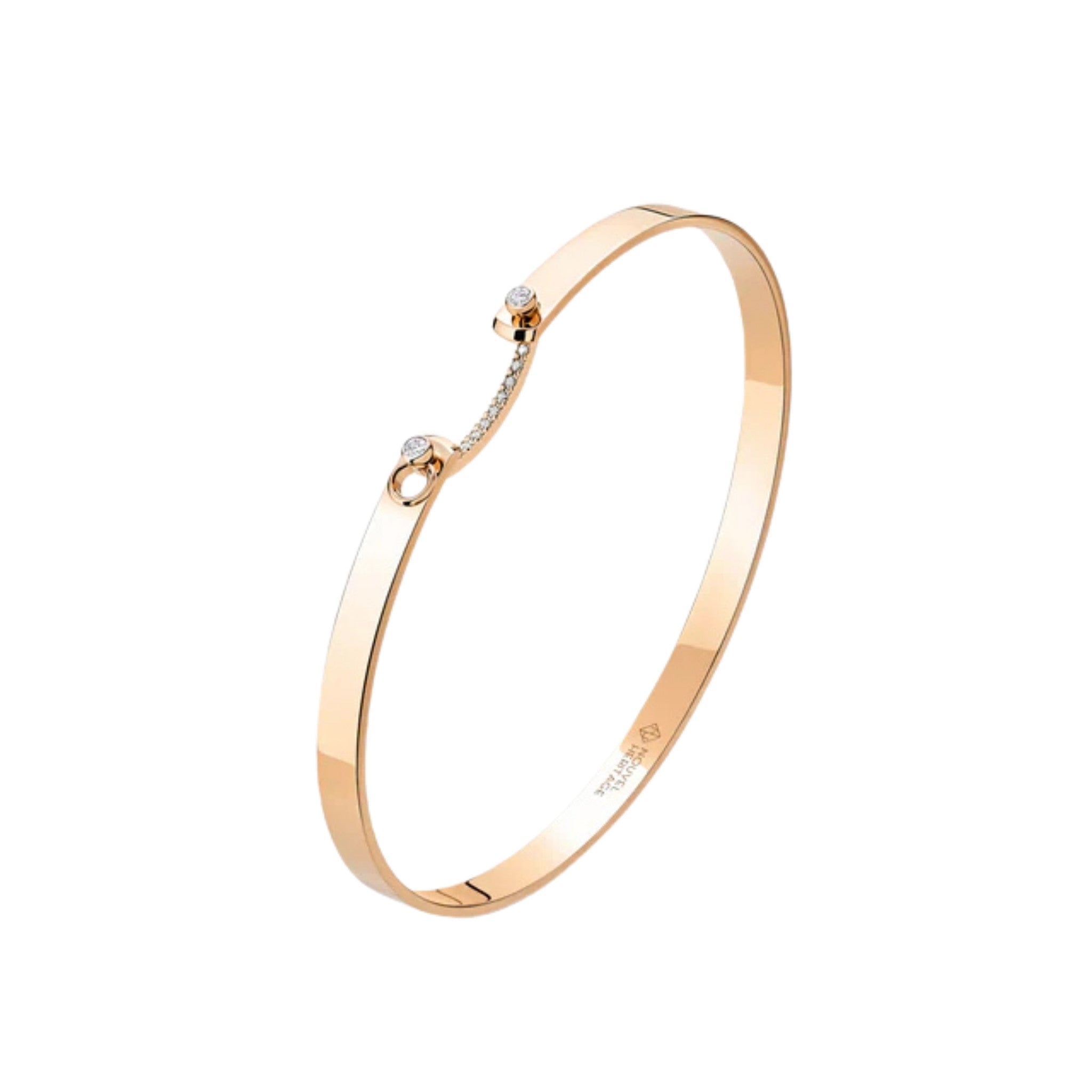 Business Meeting Mood Bangle in Rose Gold