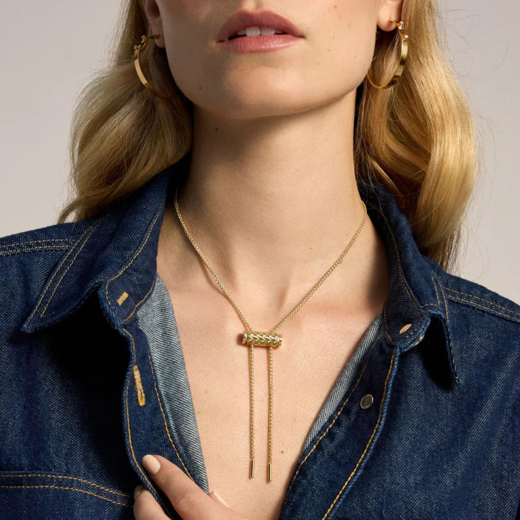 MM Latch Chain in Yellow Gold