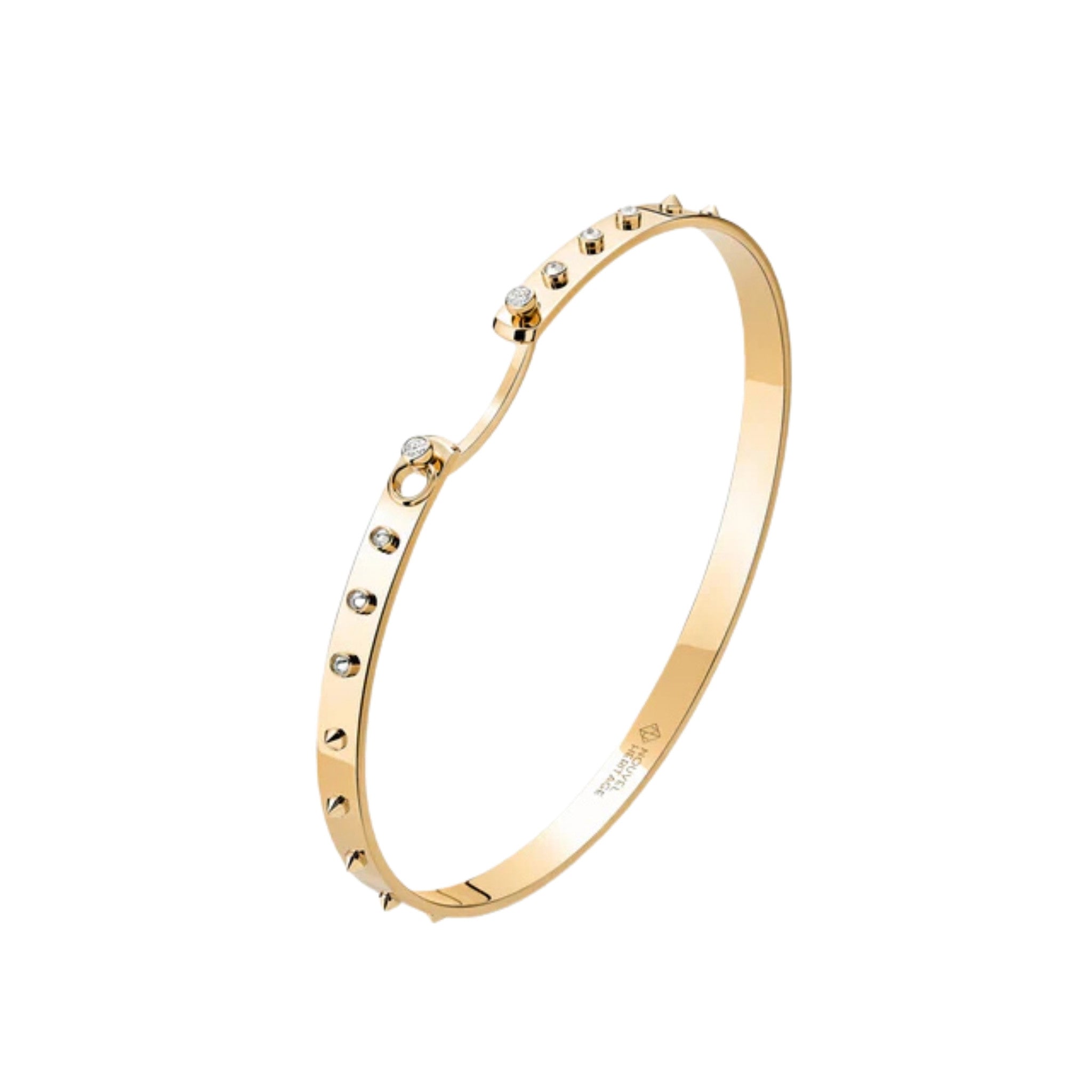 Brunch In NY Mood Bangle in Yellow Gold
