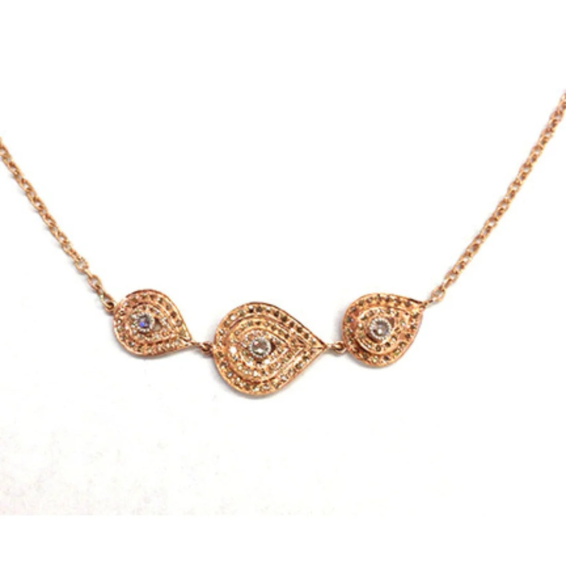 Plume Brown Diamond Necklace