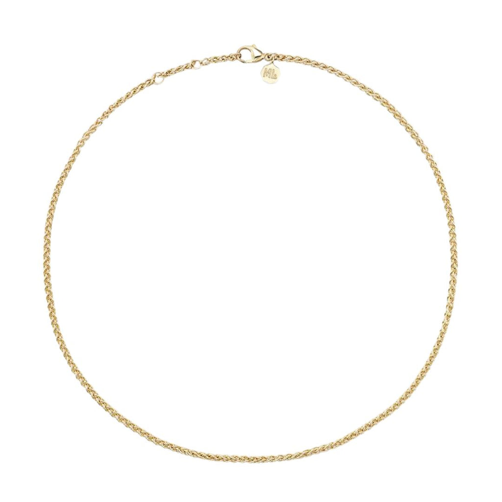 Large Wheat Chain in Yellow Gold