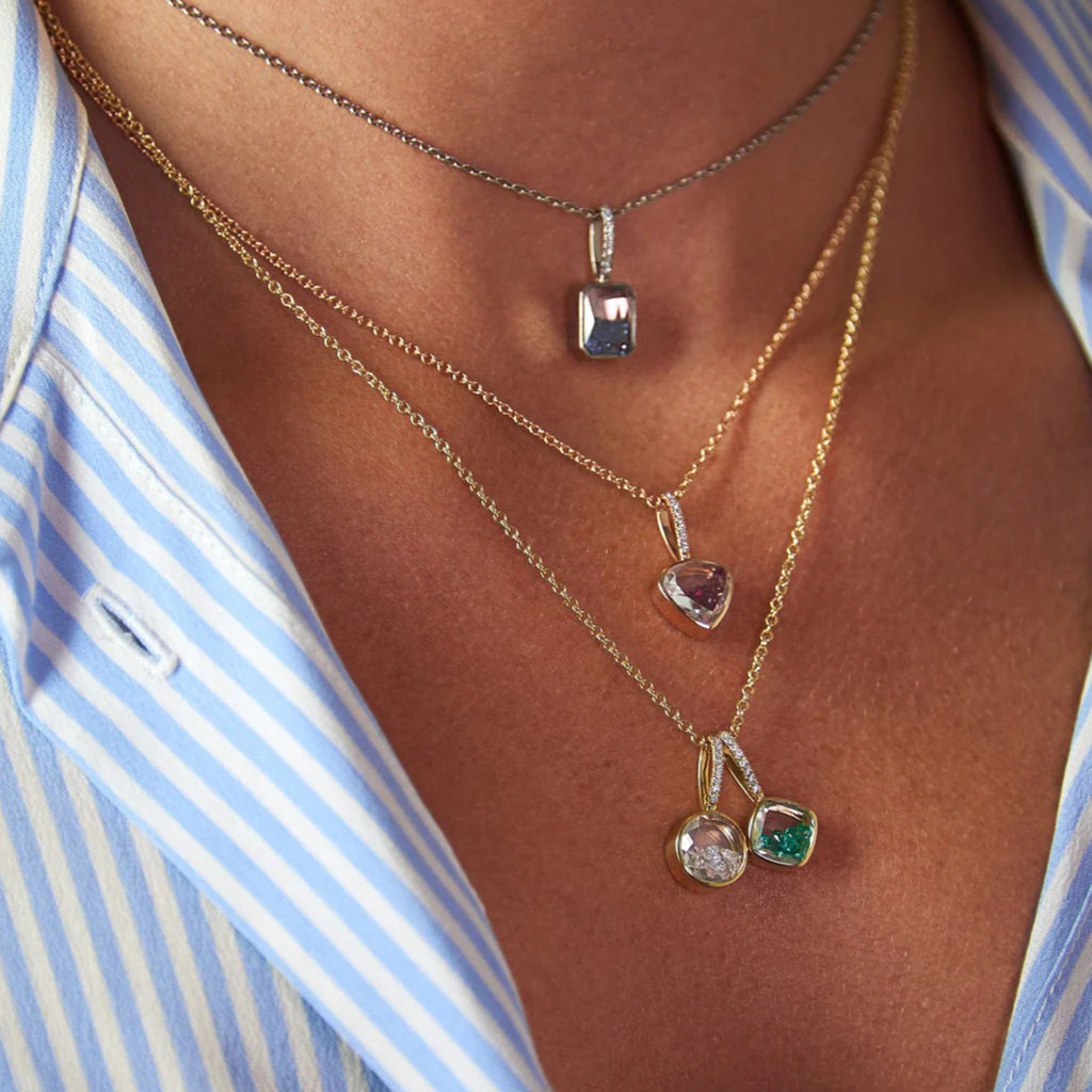 Naipe Ruby Charm in Rose Gold