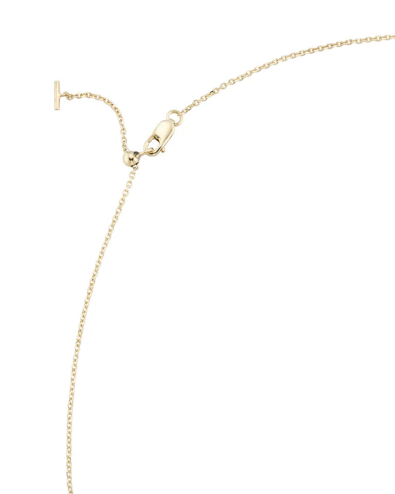Pulley Adjustable Chain in Yellow Gold