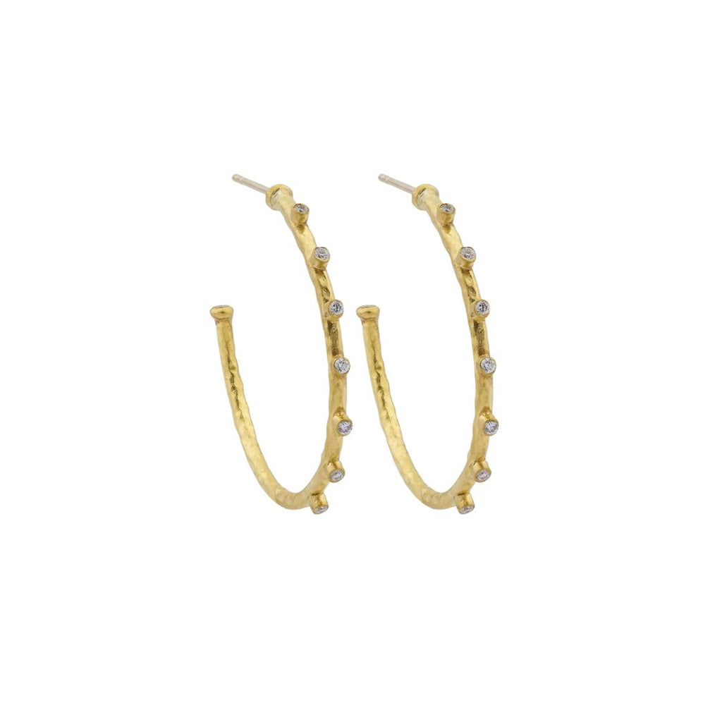 Dima Hoops in Yellow Gold