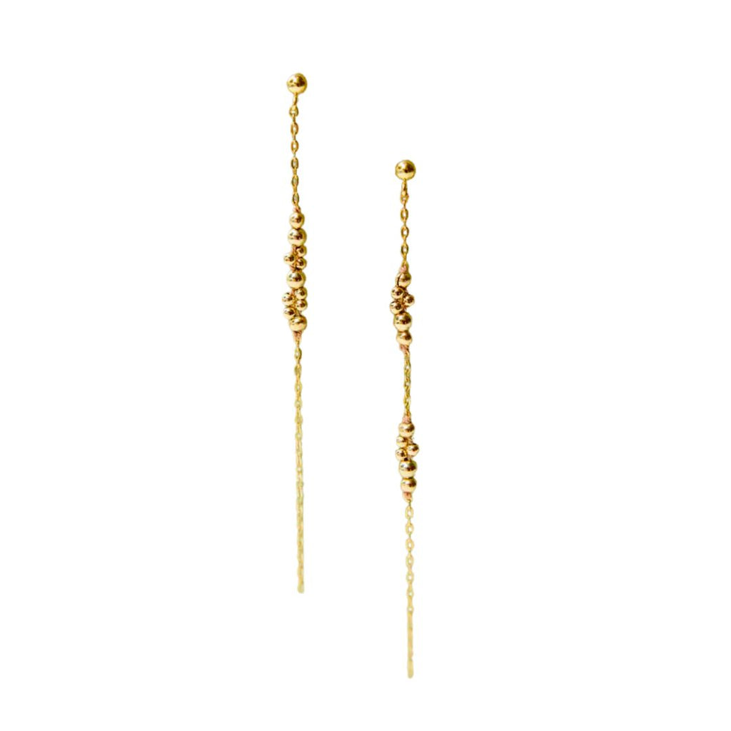 Rho Earrings in Yellow Gold