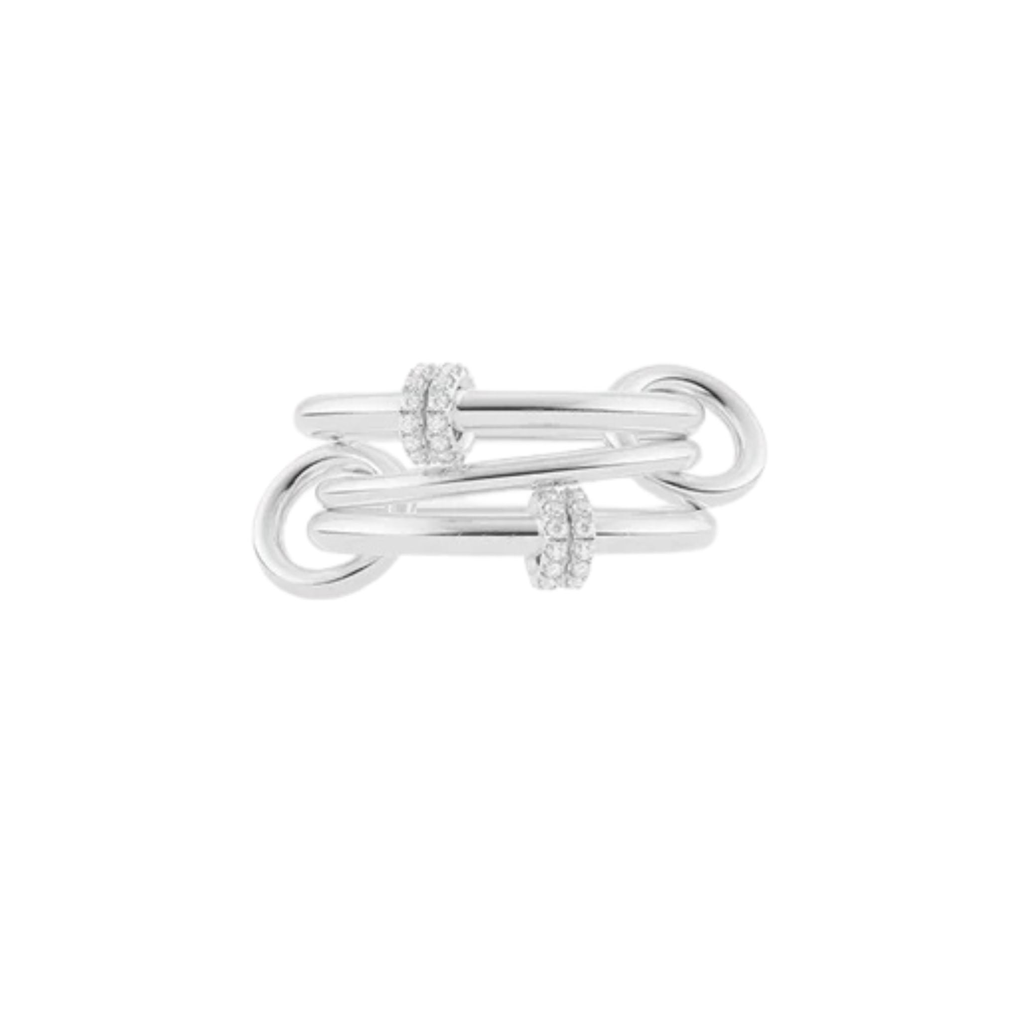 Jovie Pave Stack in Sterling Silver