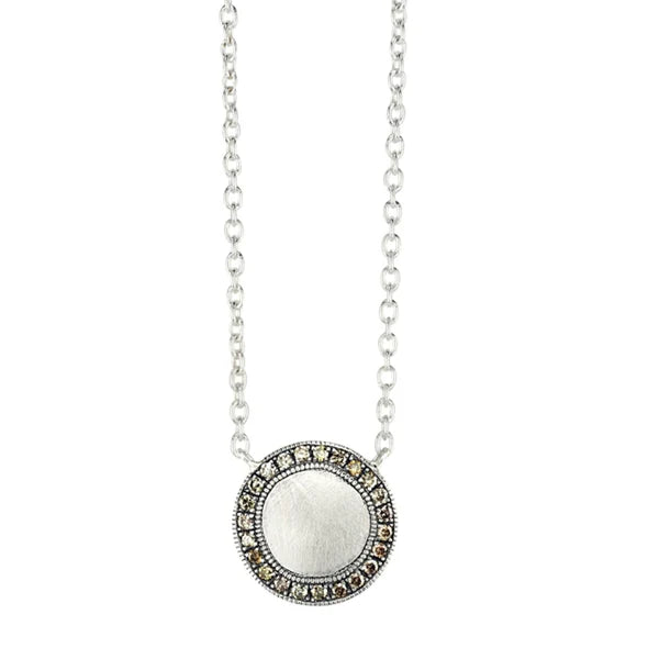 Alana Necklace in Vintage Finish Sterling Silver