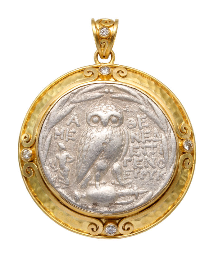 Own Coin Pendant in Yellow Gold