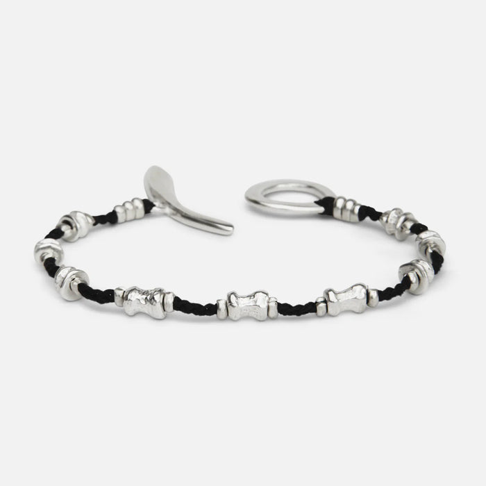 Buddha Beads Bracelet in Sterling Silver