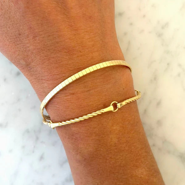 Cubetto Omega Bracelet in Yellow Gold