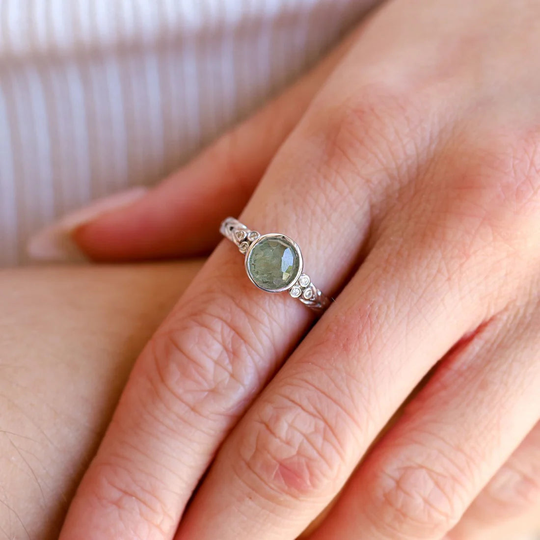 Opaque Sapphire Ring