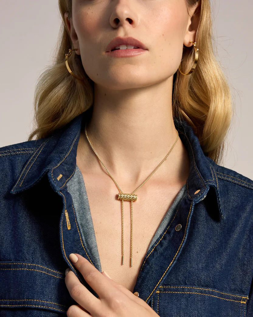 MM Latch Chain in Yellow Gold