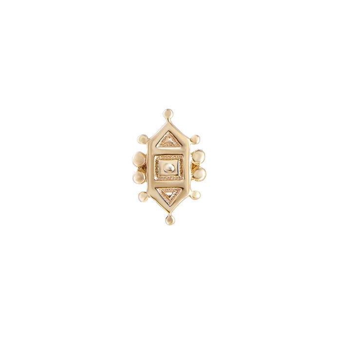 Dala 3.2 Studs in Yellow Gold