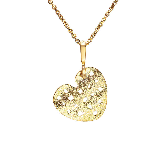 Heart Pendant in Yellow Gold