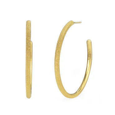 Jaya Hoop Earrings in Yellow Gold