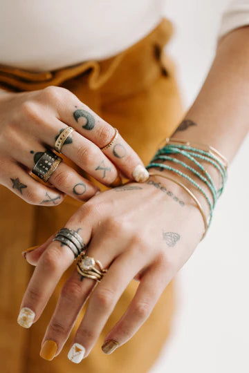 City Lights Band in Oxidized Argentium Silver