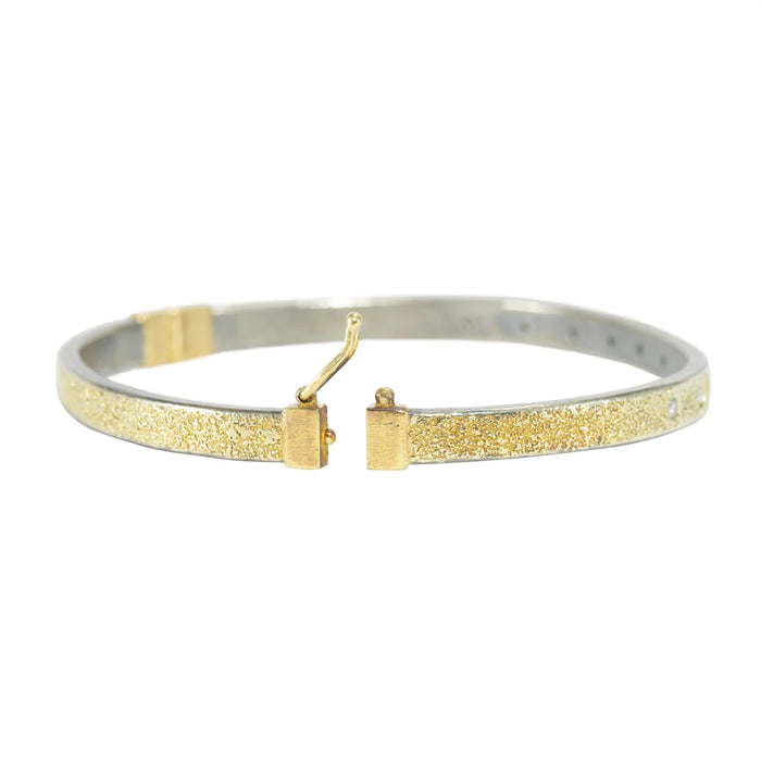 Essential Dusted Hinged Bangle