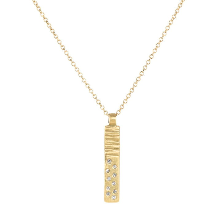 Luxe Aspen Diamond Necklace in Yellow Gold