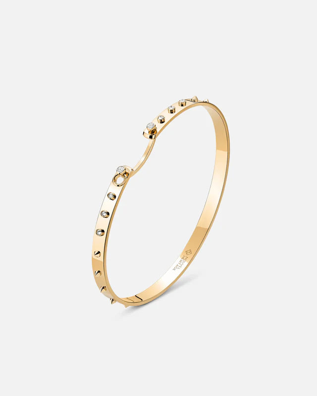 Brunch In NY Mood Bangle in Yellow Gold