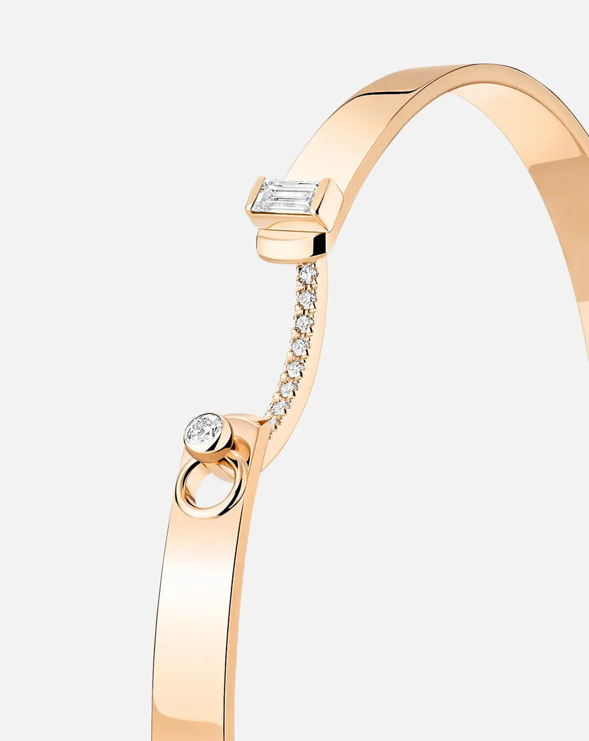 Dinner Date Mood Bangle in Rose Gold