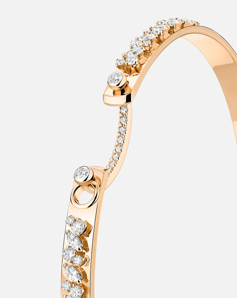 Under The Stars Mood Bangle in Rose Gold