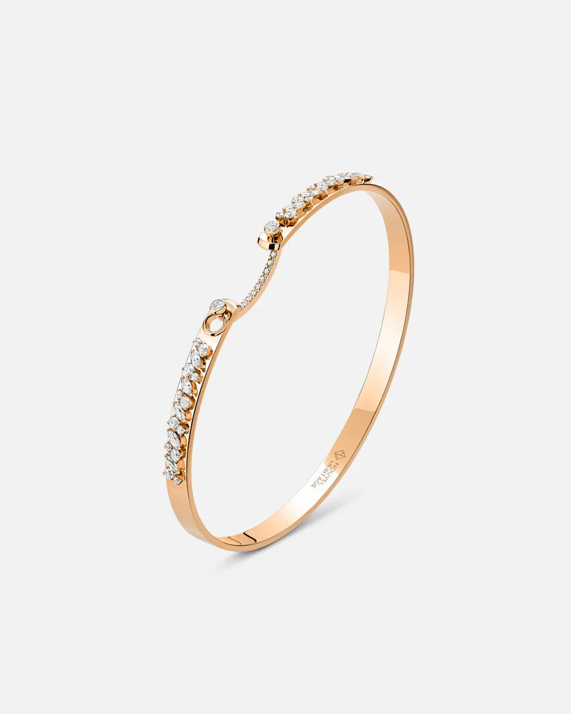Under The Stars Mood Bangle in Rose Gold