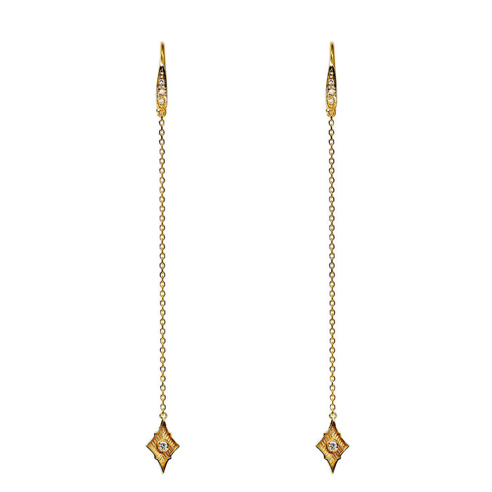 Pure Energy Vibrancy Earrings in Yellow Gold
