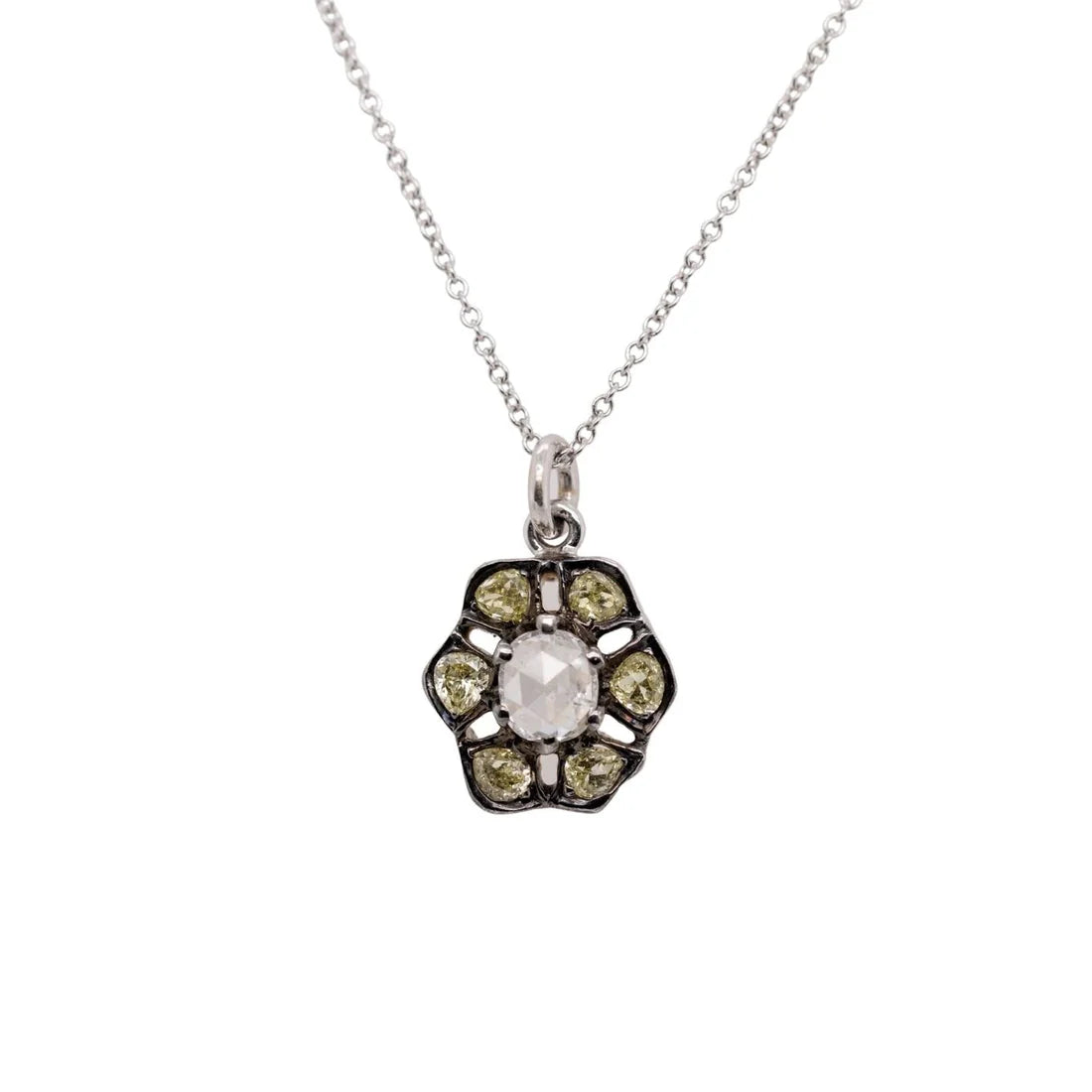Polly Rose Cut Diamond Pendant