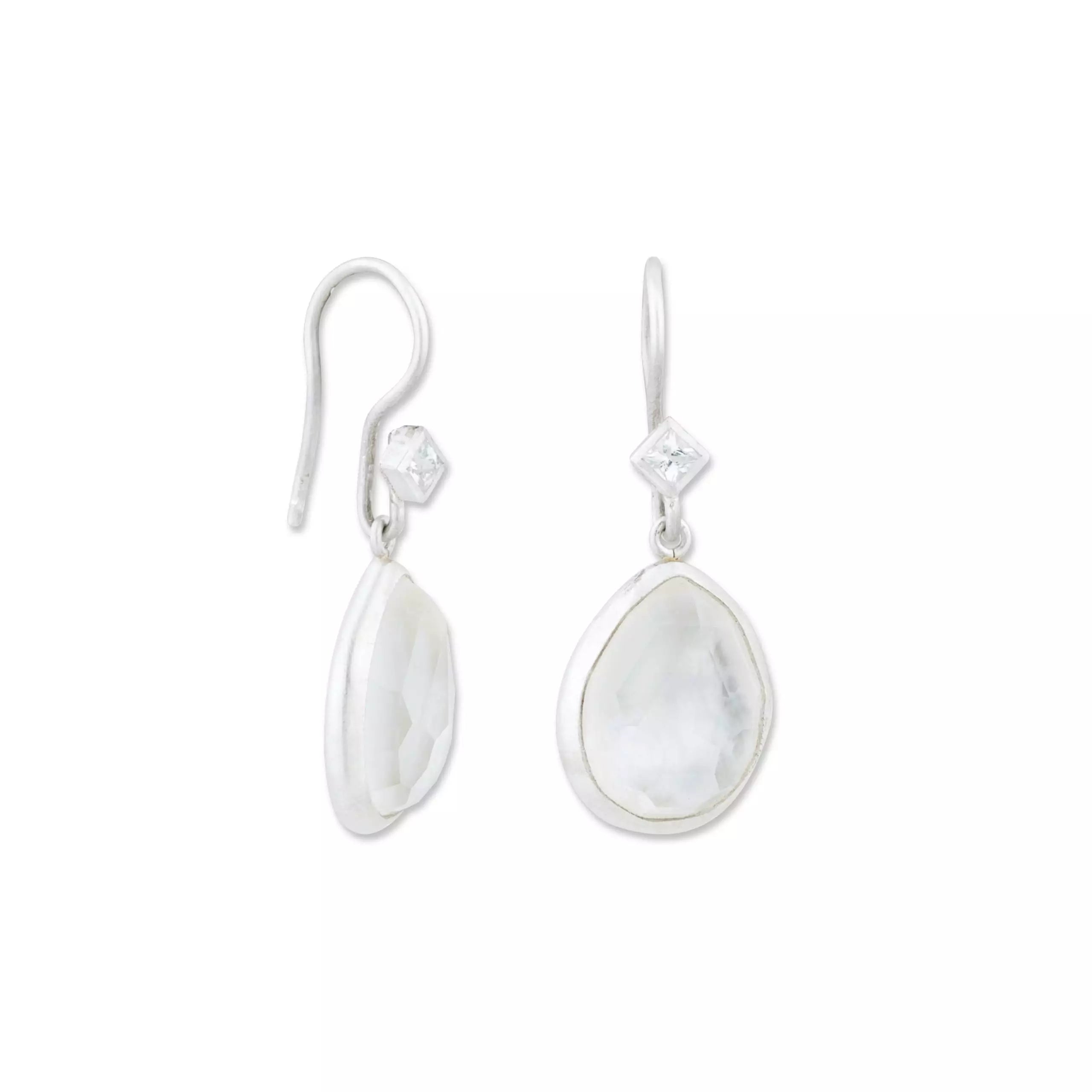 Pompei Drop Earrings in Sterling Silver