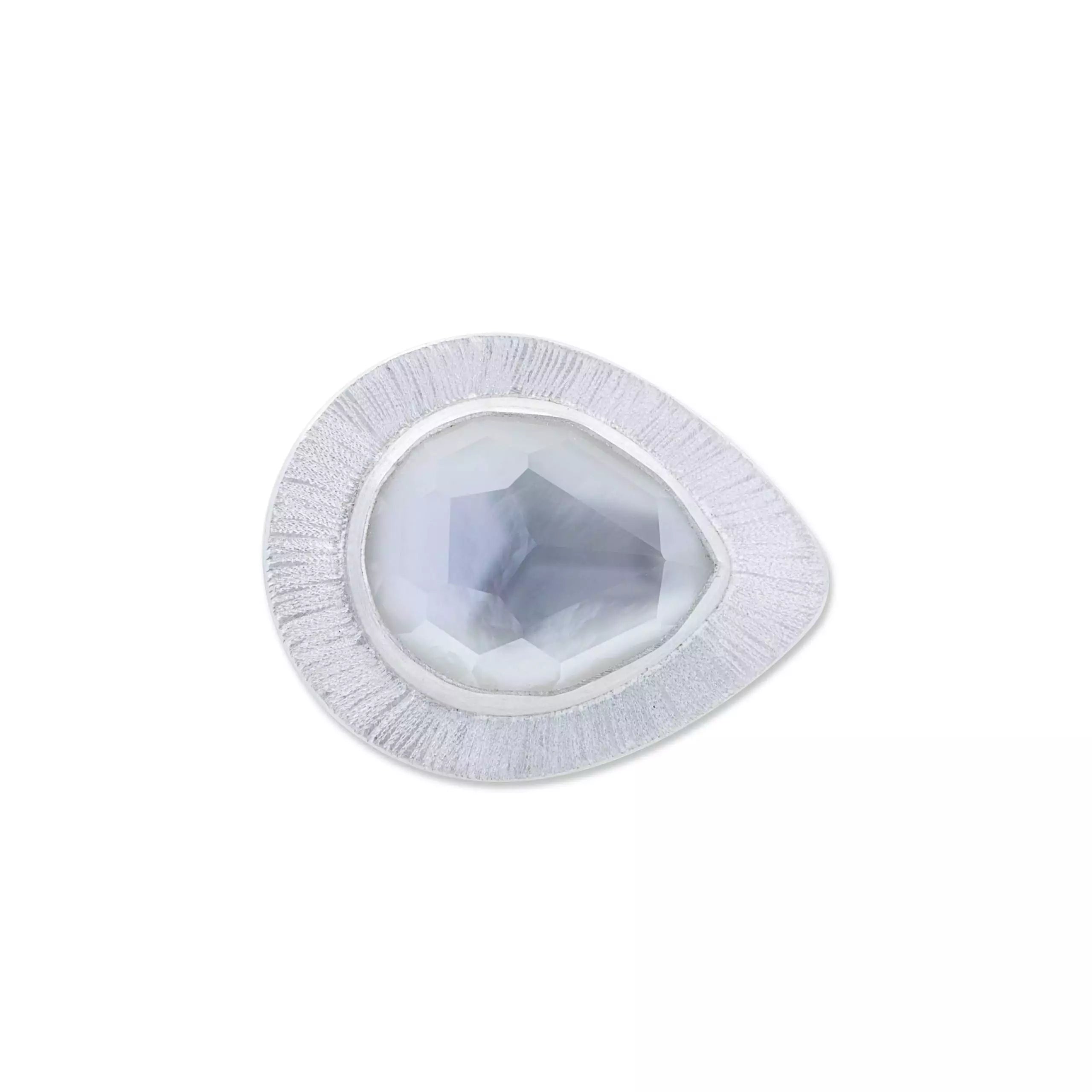 Pear-Shape Pompei Ring in Sterling SIlver