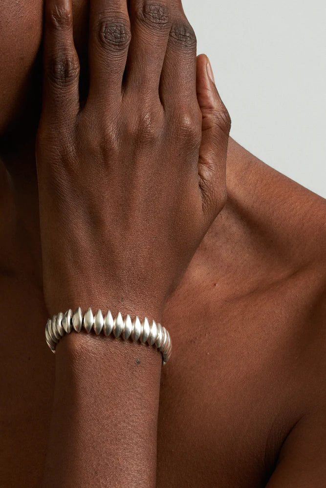 Pomegranate Seed Bracelet in Sterling Silver