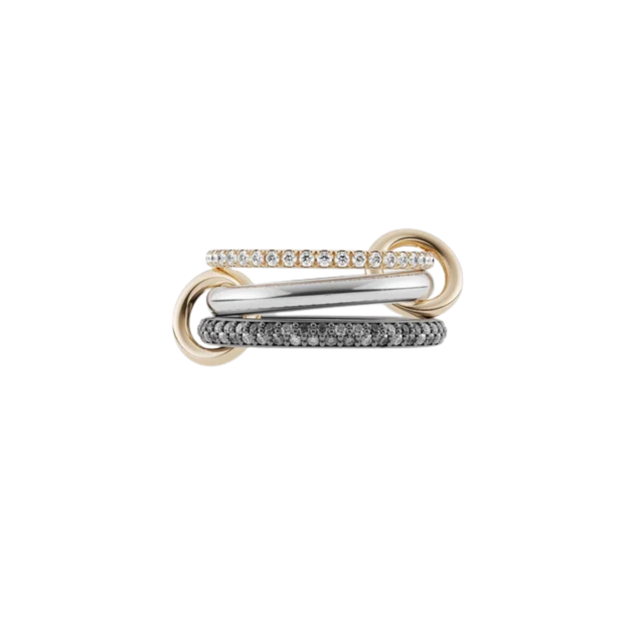 Scorpio SG  Ring in Sterling Silver and Yellow Gold
