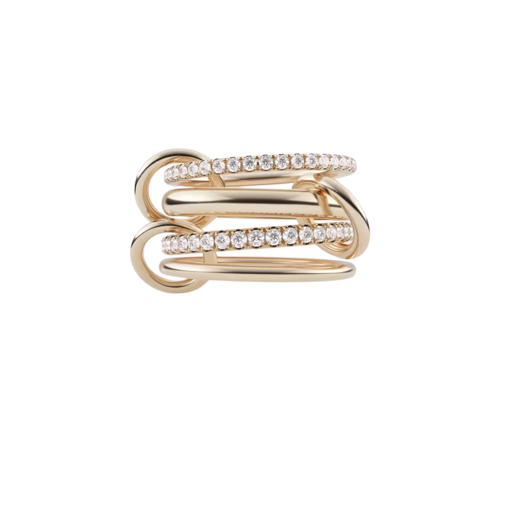 Polaris Ring in Yellow Gold with Diamonds