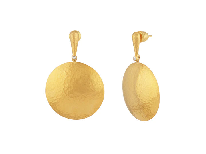 Lush Drop Earrings in Yellow Gold
