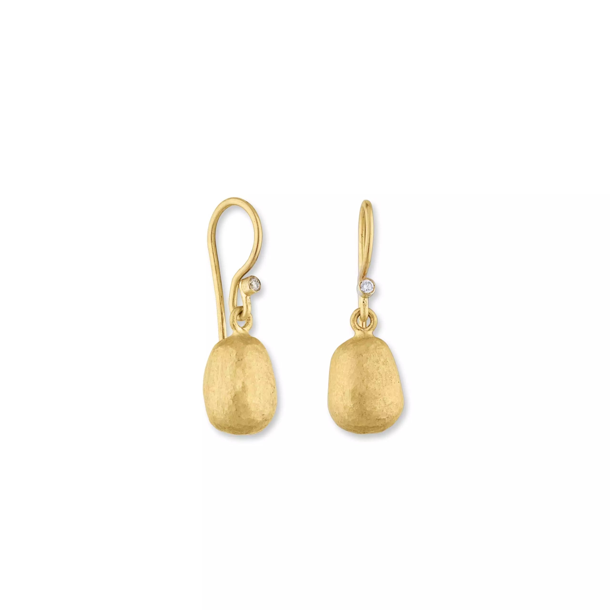 Sarah Drop Earrings in Yellow Gold