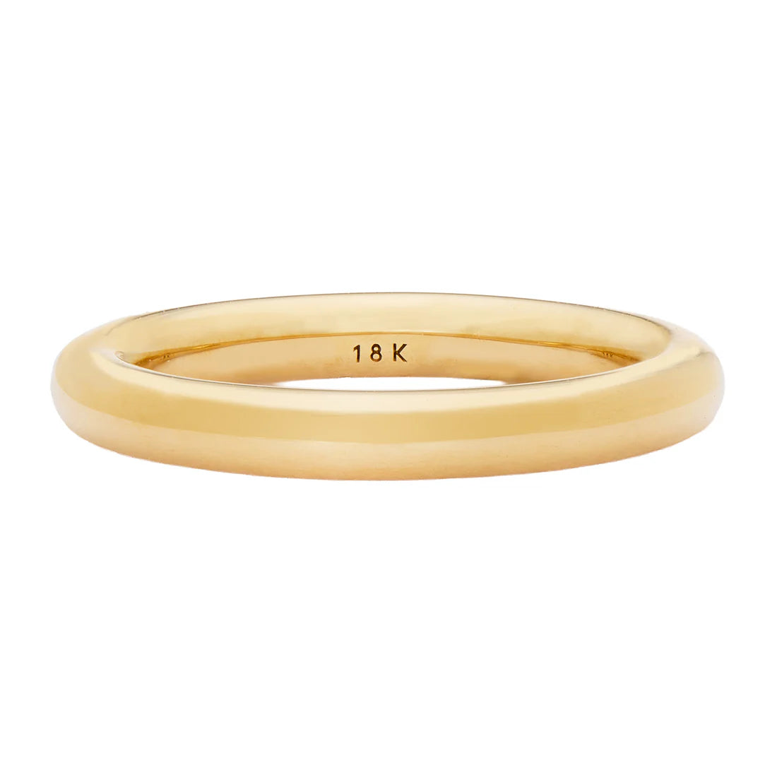 Embrace Solid Band in Yellow Gold