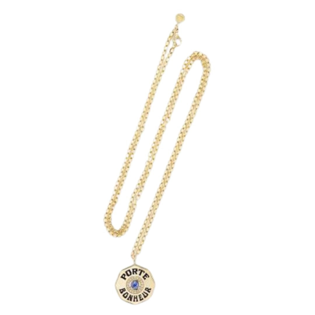 Large PB Tanzanite Charm in Yellow Gold