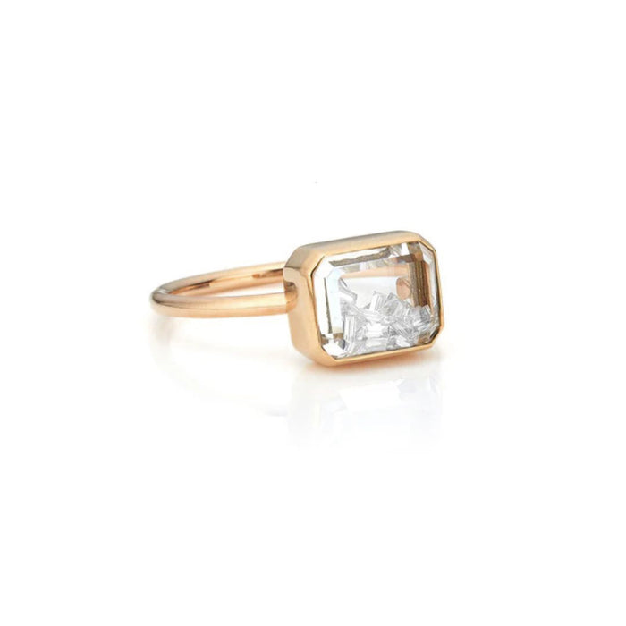 Esmeralda Ring in Rose Gold