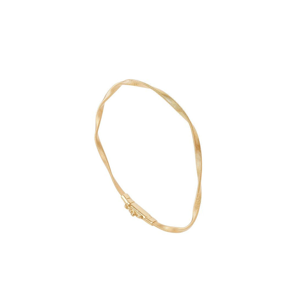 Marrakech Twisted Coil Bracelet in Yellow Gold