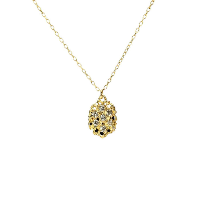 Lemon Drop Diamond Necklace in Yellow Gold