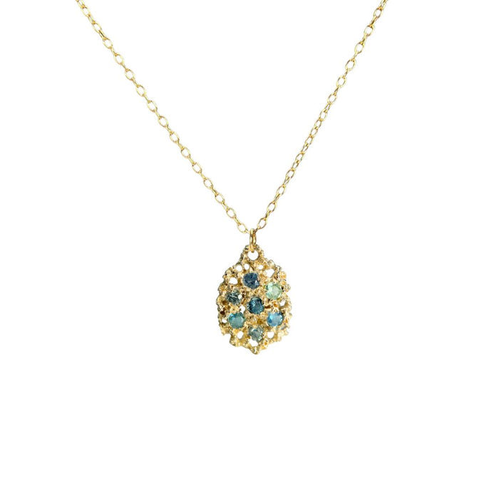 Lemon Drop Gemstone Necklace in Yellow Gold