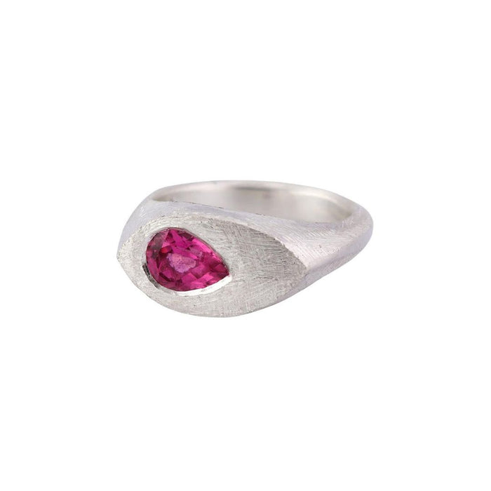 Eden Pink Tourmaline Ring in Sterling Silver