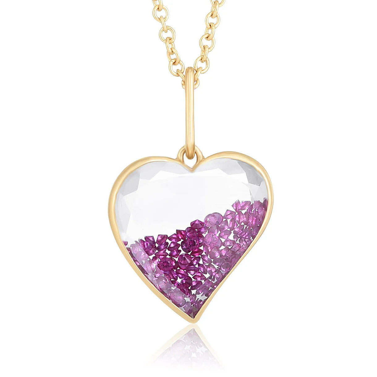 Heart Pendant in Yellow Gold