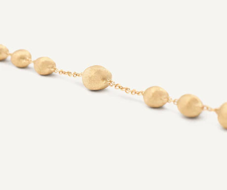 Africa Bead Bracelet in Yellow Gold