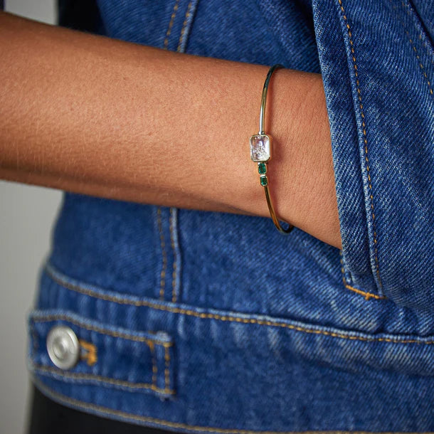 Bala Shaker Cuff in Yellow Gold